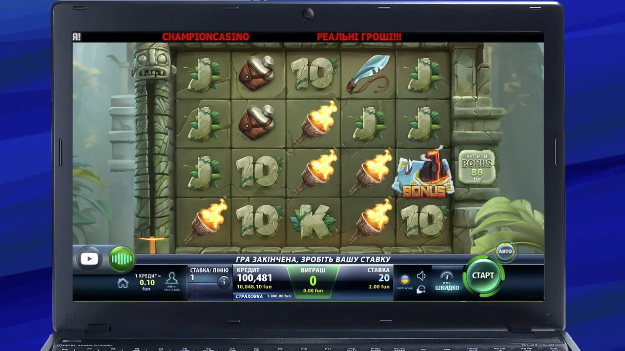Гра в демо слоти Champion Casino